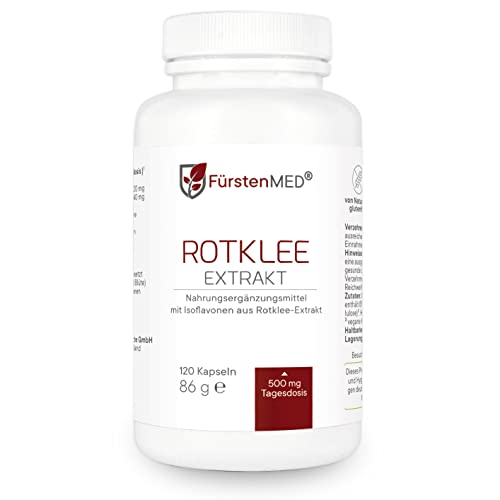 FürstenMED® Rotklee Kapseln (Isoflavone) mit Hopfen - Vegan & ohne...