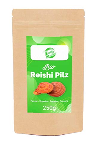 Bio Reishi Pilz Pulver 250g | ganzer Fruchtkörper | ohne Zusatzstoffe