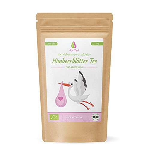 JoviTea® Himbeerblättertee BIO 80g - Kräutertee - auch während der...