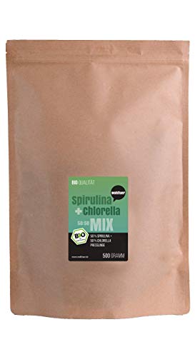 Wohltuer Spirulina + Chlorella Bio Algen Superfood Mix Tabletten in...