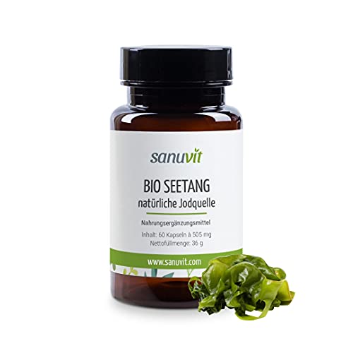 Sanuvit® - Bio-Seetang 500 mg | Biologische Algen, Bio Kelp |...