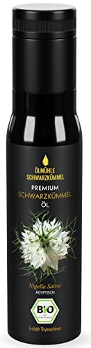 Premium BIO Schwarzkümmelöl - 1. Pressung - 100% kaltgepresst - 100%...