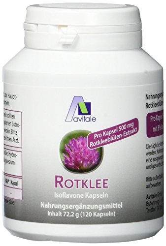 Avitale Rotklee Kapseln 500 mg, 120 Stück, 1er Pack (1 x 72 g)