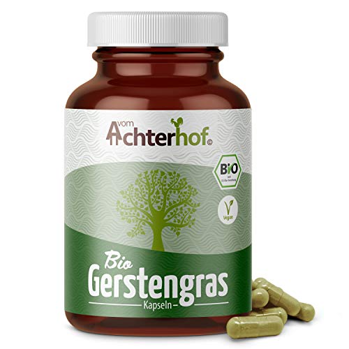 Gerstengras Kapseln hochdosiert BIO (180 Stück) zu je 500mg...