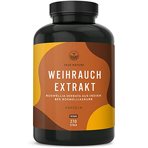 Weihrauch Extrakt (Indischer Boswellia Serrata) - 270 Kapseln (500mg -...