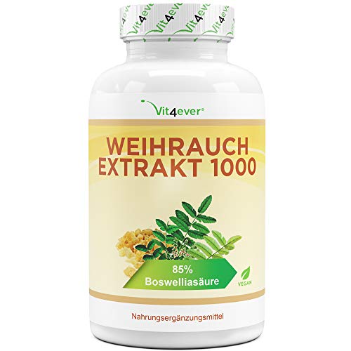 Weihrauch Extrakt - 365 Kapseln - Premium: 85% Boswellia-Säure -...