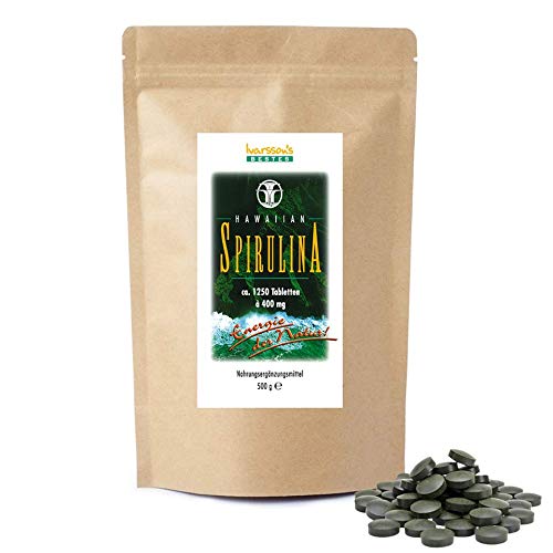 Spirulina 1250 Tabletten + Vitamin K natürlich - Vitamin K1 - Vitamin...