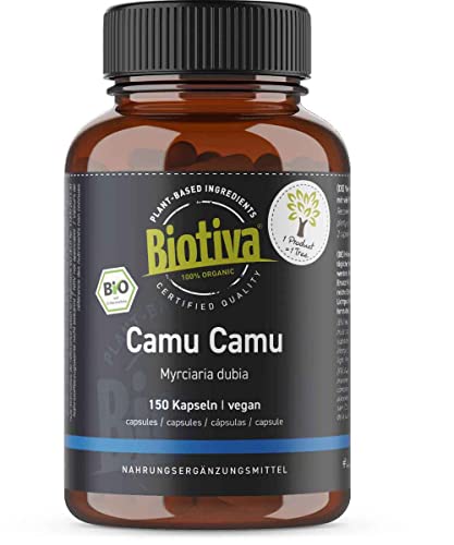 Biotiva Camu Camu Bio Kapseln 150 Stück - 700mg - enthält...