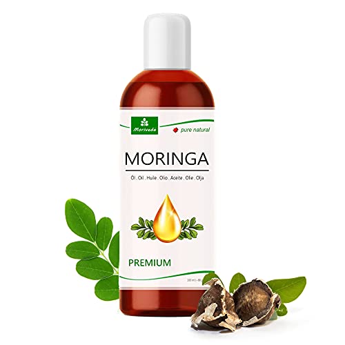 MoriVeda® - Moringa Öl Premium 100ml, kalt gepresst aus...