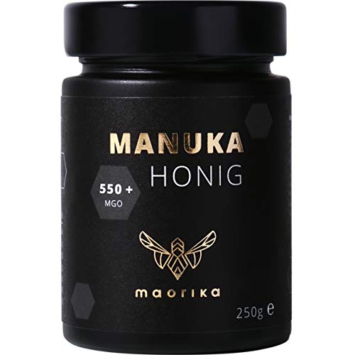 maorika - Manuka Honig 550 MGO + 250g im Glas (lichtundurchlässig,...