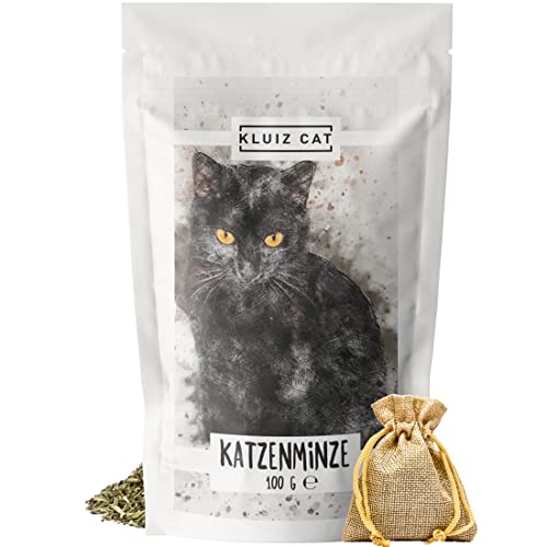 KLUIZ CAT - XXXL 100 Gramm Katzenminze getrocknet mit nachfüllbarem...