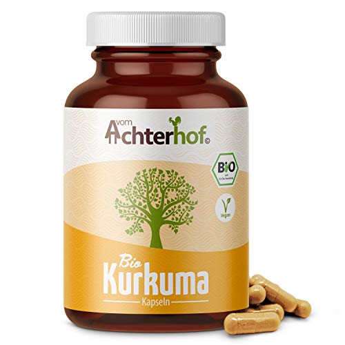 Bio Kurkuma Kapseln hochdosiert (180 Stück) 4800mg Curcuma pro...