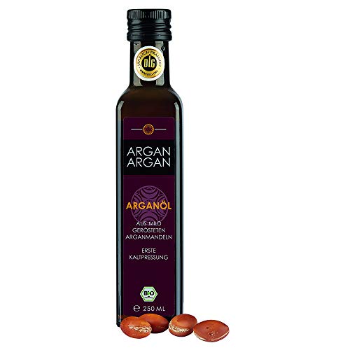 ARGANARGAN Bio-Arganöl geröstet 250ml, kaltgepresst, DLG-GOLD...
