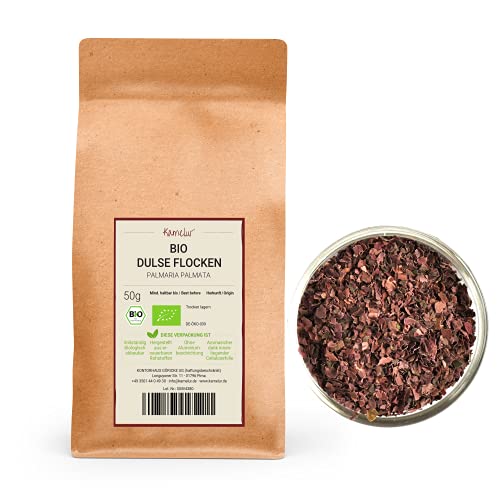 Kamelur 100g BIO Dulse Flocken - Dulse Algen getrocknet und ohne...