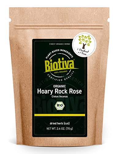 Biotiva Zistrosenkraut Bio 250g Cistus Incanus - hochwertigste...