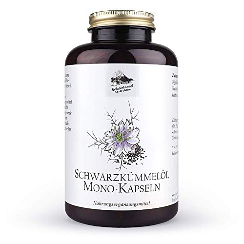 KRÄUTERHANDEL SANKT ANTON® - 400 Schwarzkümmelöl Kapseln - 1000 mg...