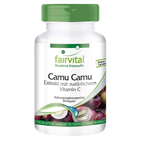 Camu Camu Kapseln - natürliches Vitamin C - 1000mg Camu Camu Extrakt...