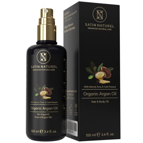 Arganöl Haare BIO Kaltgepresst – 100ml - Haut- & Haaröl trockenes...