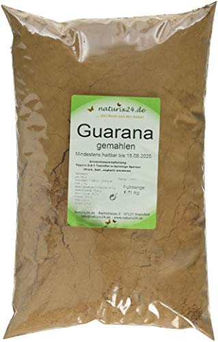 Naturix24 Guarana Pulver, 1er Pack (1 x 1 kg)