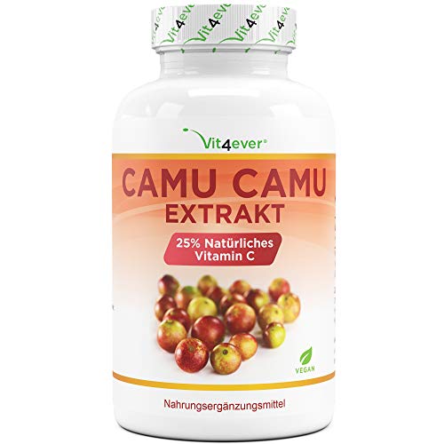 Camu Camu Kapseln - Natürliches Vitamin C - 240 vegane Kapseln für 8...