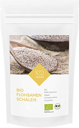 100years - Bio Flohsamenschalen 1000g (1 Kg) - 99% Reinheit - 100%...