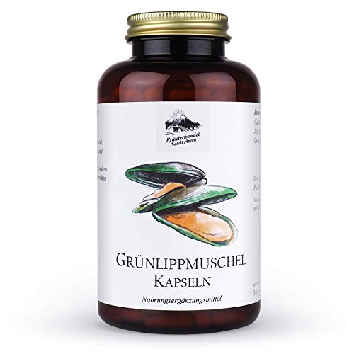 KRÄUTERHANDEL SANKT ANTON® - 300 Grünlippmuschel Kapseln - 1500mg...