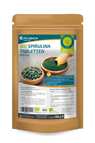 FP24 Health Bio Spirulina Tabletten 1kg - 400mg pro Tablette -...