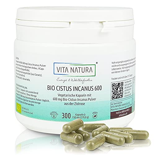 VITA NATURA Bio Cistus Incanus Kapseln - 600 mg - aus Griechenland -...