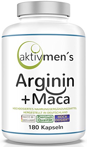 aktivmen´s Arginin + Maca hochdosiert - für stark aktive Männer,...