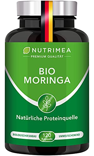 MORINGA Oleifera Kapseln | 100% BIO OHNE Zusätze | Energy Caps 4...