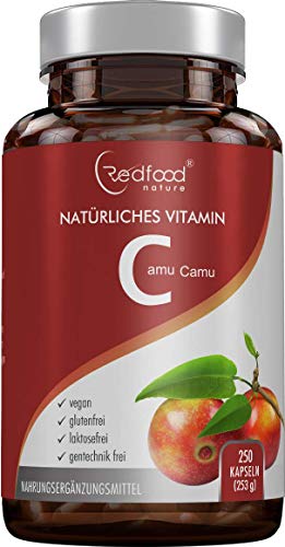 Camu Camu Extrakt 600mg natürliches Vitamin C Hochdosiert XXL Dose...