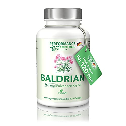 Performance Control Baldrian - 750 mg Baldrianpulver/ Kapsel - 120...