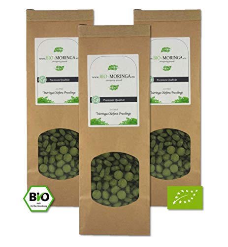 Moringa Presslinge '3x 200 Stück' (500mg Tabletten / Kapseln) -...