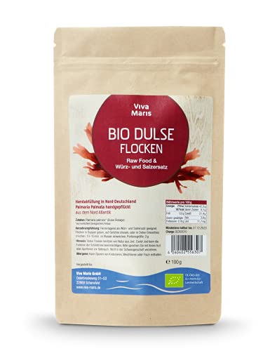 Viva Maris | Dulse Alge Flocken | 100g | Vegan | BIO | Algen aus dem...