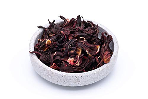 Pearls BIO Hibiskusblüten 1kg – Ganze Blüten – Ideal für...