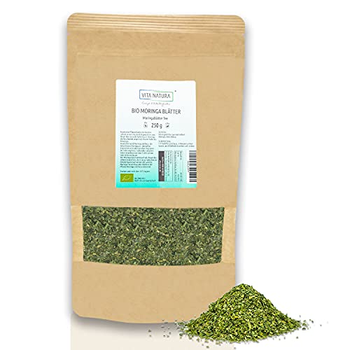 Vita Natura Moringa-Blätter-Tee Bio, schonend luftgetrocknet, aus...