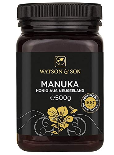 Watson & Son Manuka Honig MGO 400+ 500g | Premium Qualität aus...