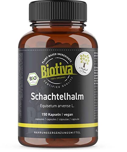 Biotiva Schachtelhalmkraut Bio 150 Kapseln - Zinnkraut - hochwertigste...