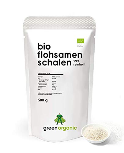 Bio Flohsamenschalen 99% Reinheit - Premium Qualität - laborgeprüft,...