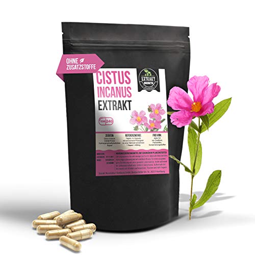 Cistus Incanus EXTRAKT | 40% Polyphenole | 240 KAPSELN 400mg |...