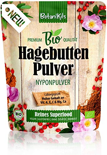 Bio Hagebuttenpulver 1kg - Selektierte Früchte Reich an natürlichen...