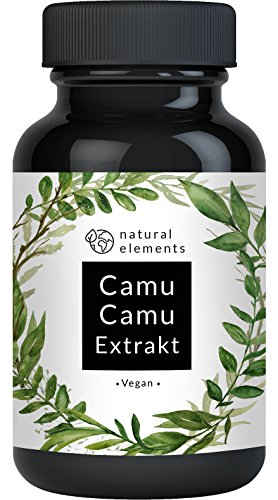 Camu-Camu Kapseln - Natürliches Vitamin C - 180 vegane Kapseln für 6...