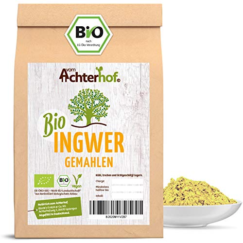 Bio Ingwerpulver (500g) | Ingwer gemahlen | Ingwerwurzel gemahlen...