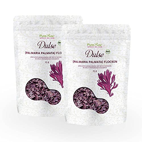 Dulse-Flocken Bio Atlantik (Wildsammlung, Rohkost, Vegan) Algen-Snack,...