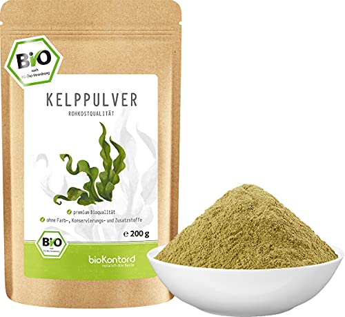 Kelppulver BIO 200 g I Kelpalge Kelp aus kontrolliert biologischem...