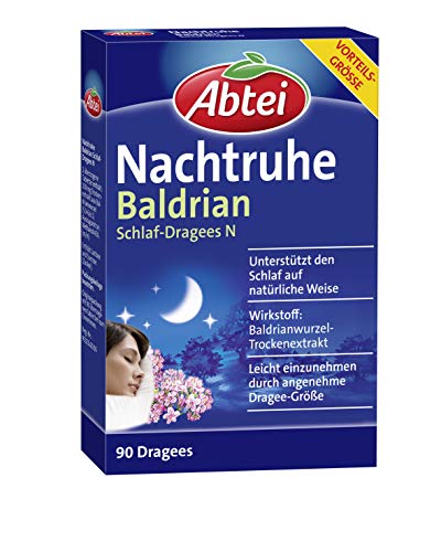 Abtei Nachtruhe Baldrian Schlaf-Dragees N - pflanzliches Arzneimittel...