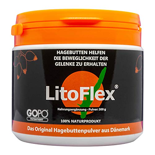 LITOFLEX HAGEBUTTE GOPO Pulver 300 g - Hagebuttenpulver für...