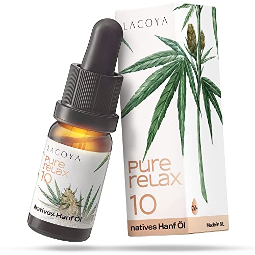 LACOYA® Natives Hanföl 10 Prozent - 250 Hanf Tropfen - 100%...