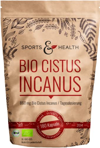 Cistus Incanus Kapseln - 180 Kapseln - 900mg pro Tagesdosierung - BIO...