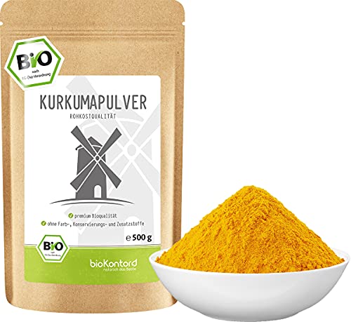 BIO Kurkuma Pulver gemahlen 500 g | Kurkumapulver - Curcuma - Curcumin...